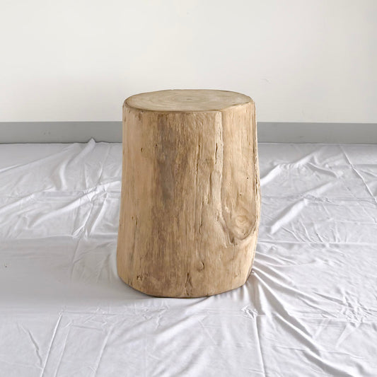 Solid Log Stool | Rustic