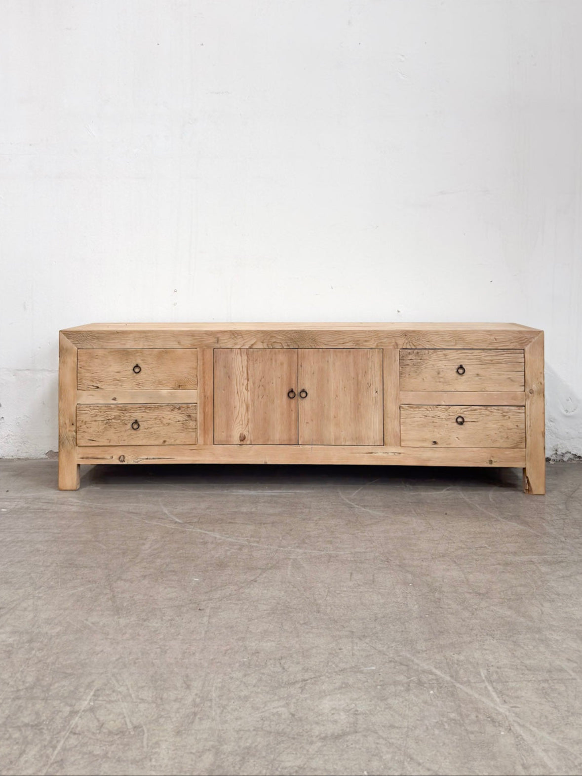 Reclaimed Low Elm TV Cabinet