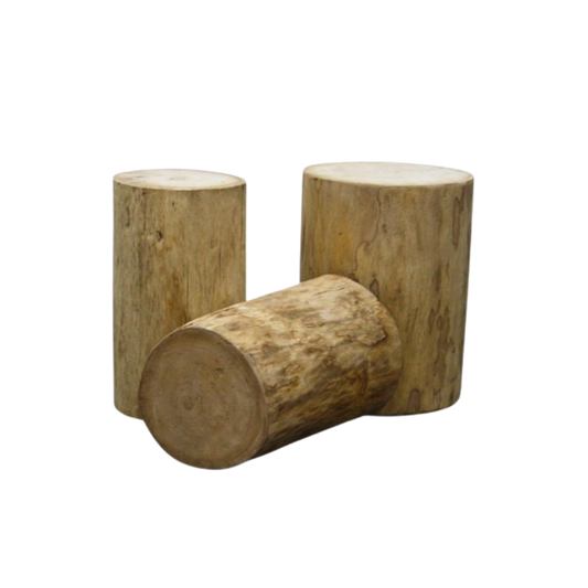 Reclaimed Timber Log Side Table