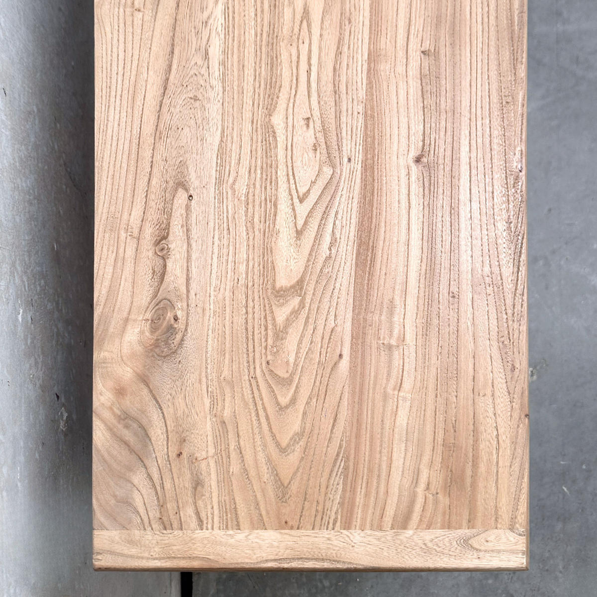 Heritage 6 Drawer Console, Natural, 160 cm, top surface and grain