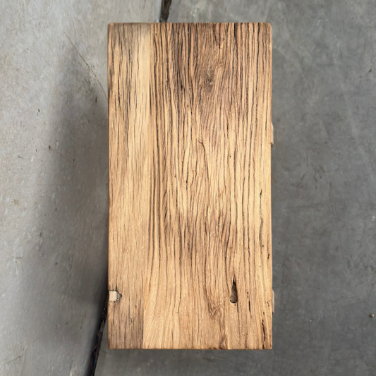 Rectangular Low Stool | Rustic