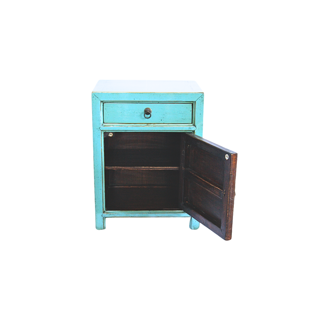 Teal Bedside | Lacquered | 45 cm