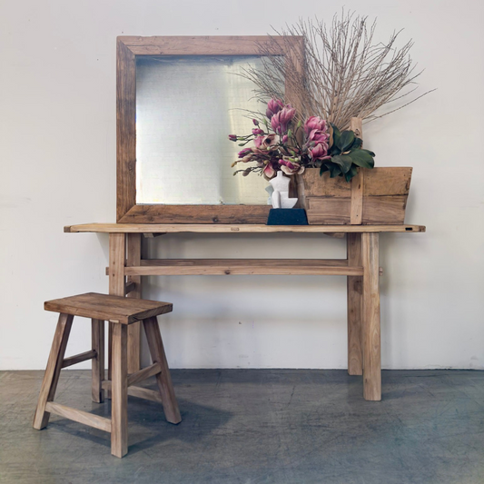 Reclaimed Elm Altar Table