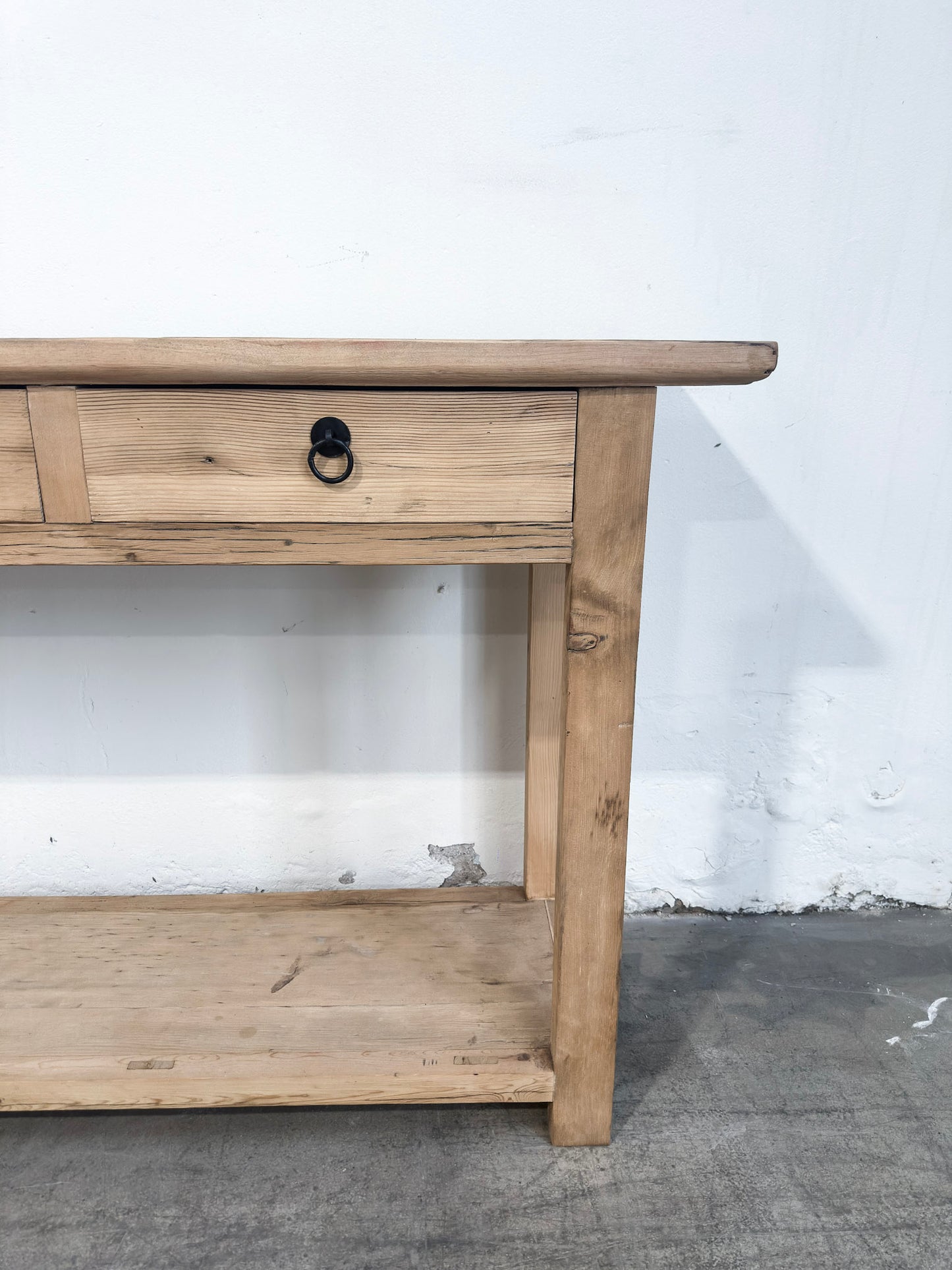 Elm 3 Drawer Console With Overhang