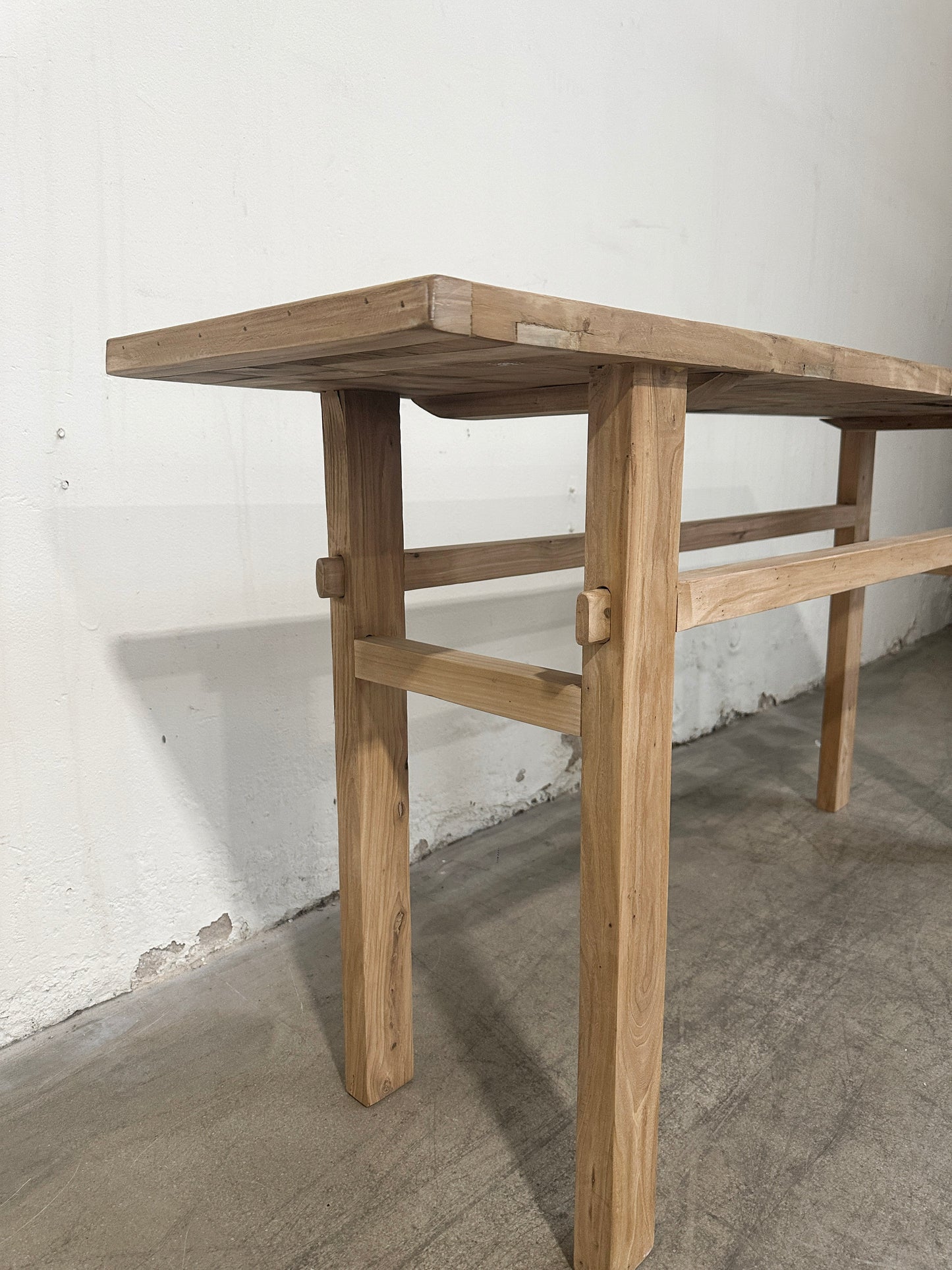 Reclaimed Elm Altar Table