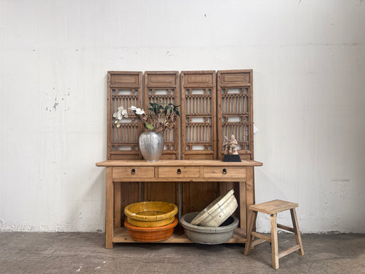 Elm 3 Drawer Console With Overhang
