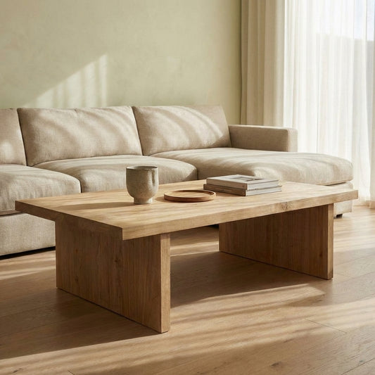 Chunky Coffee Table | Natural | 130 cm