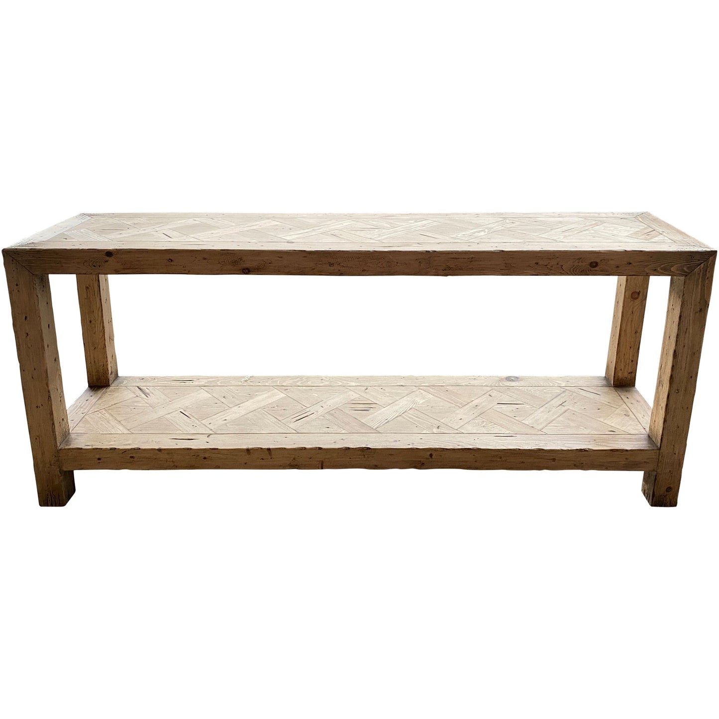 Parquetry Console Table