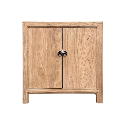 Linear 2 Door Cabinet, Natural, 90 cm