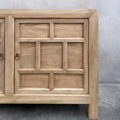 Lattice 3 Door Cabinet | Natural | 220 cm