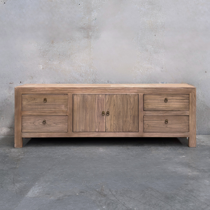Linear Low TV Cabinet | Oat | 180 cm