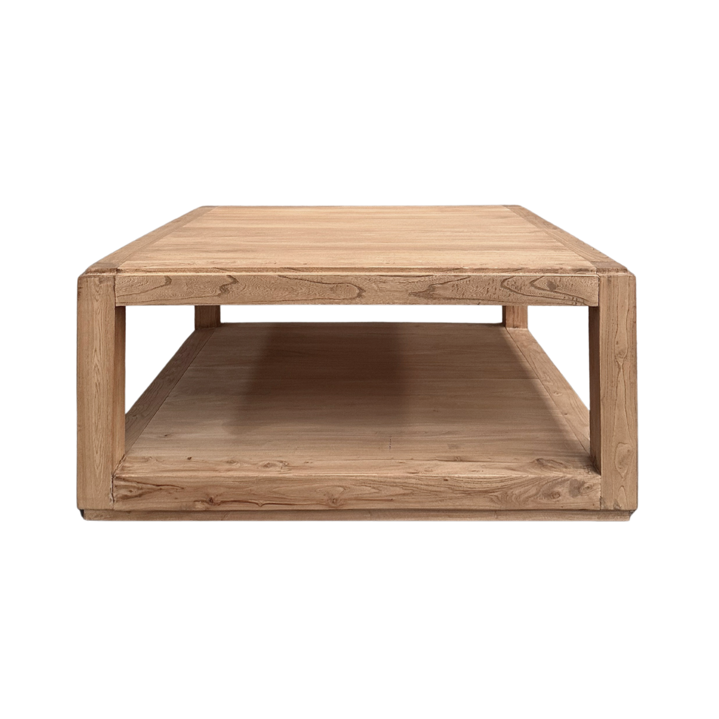 Square Open Coffee Table | Natural | 90 cm