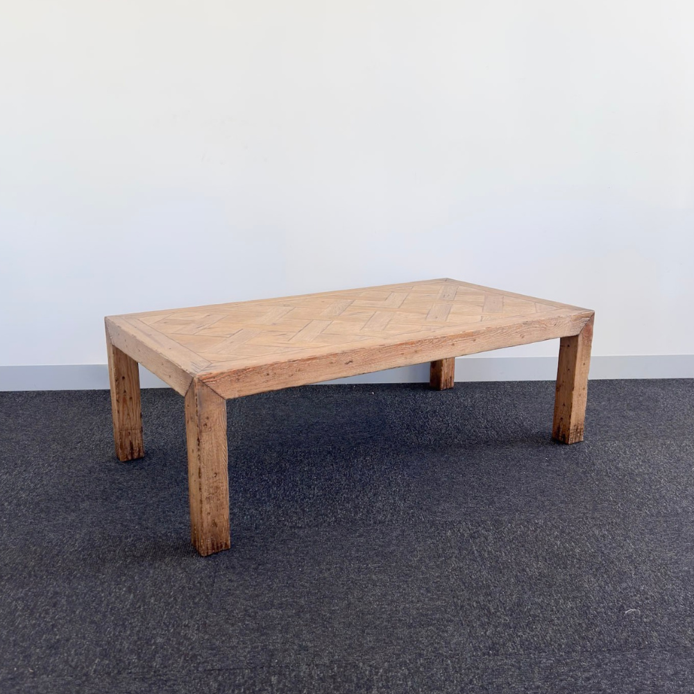 Parquetry Coffee Table | Rustic | 130 cm