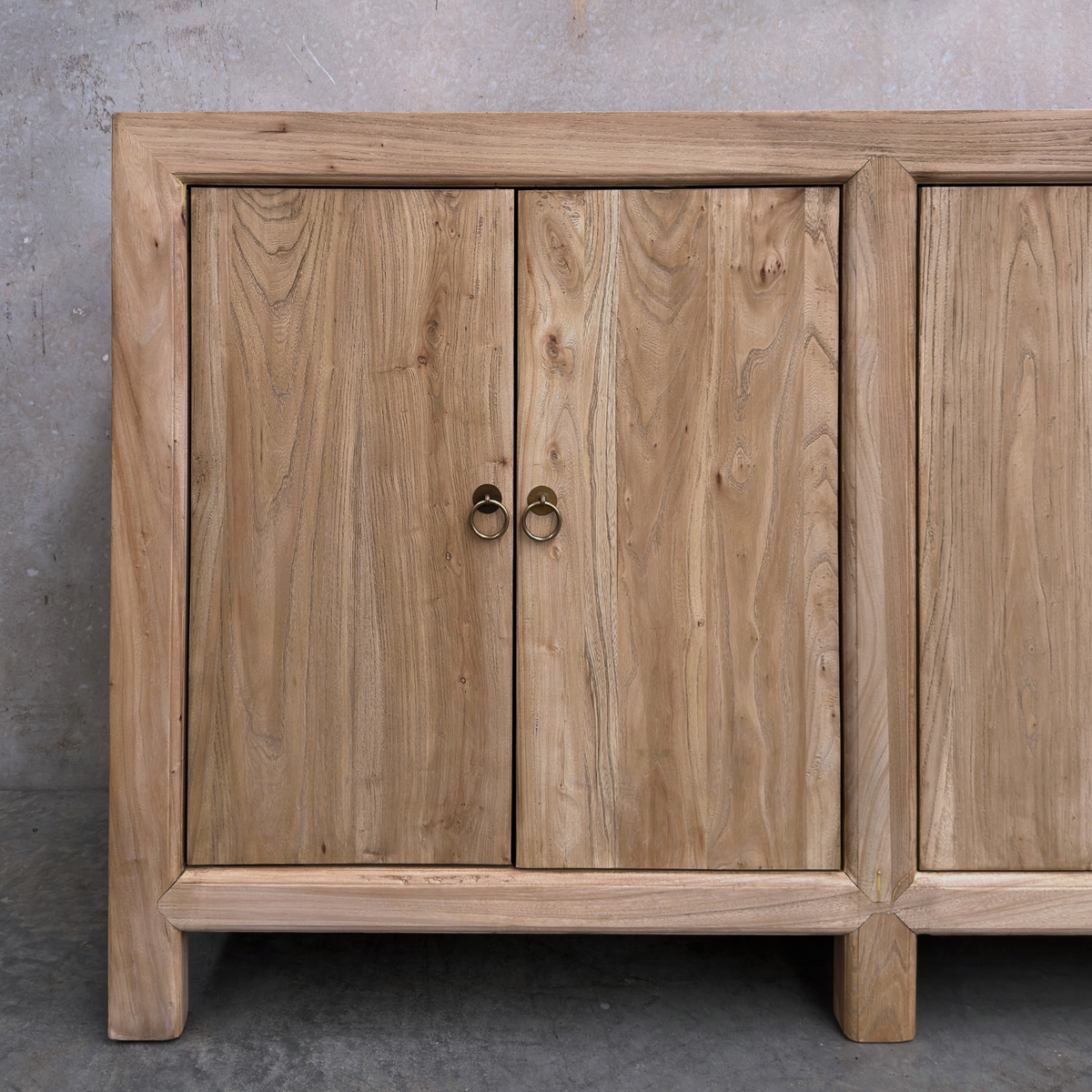 Linear 6 Door Cabinet Natural | 220 cm
