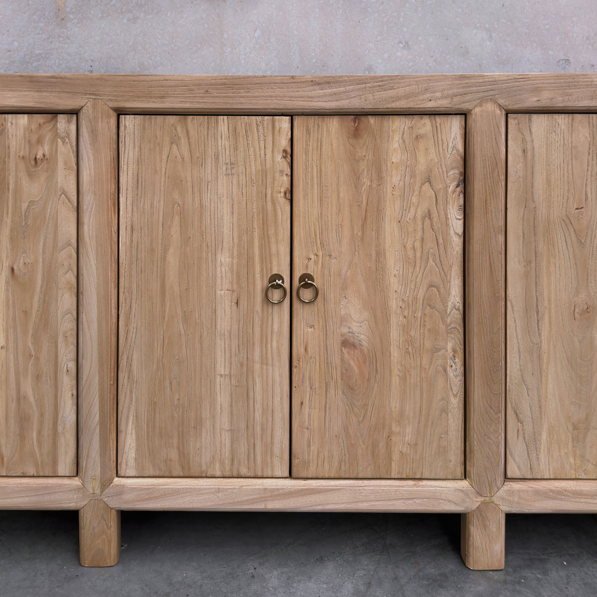 Linear 6 Door Cabinet Natural | 220 cm