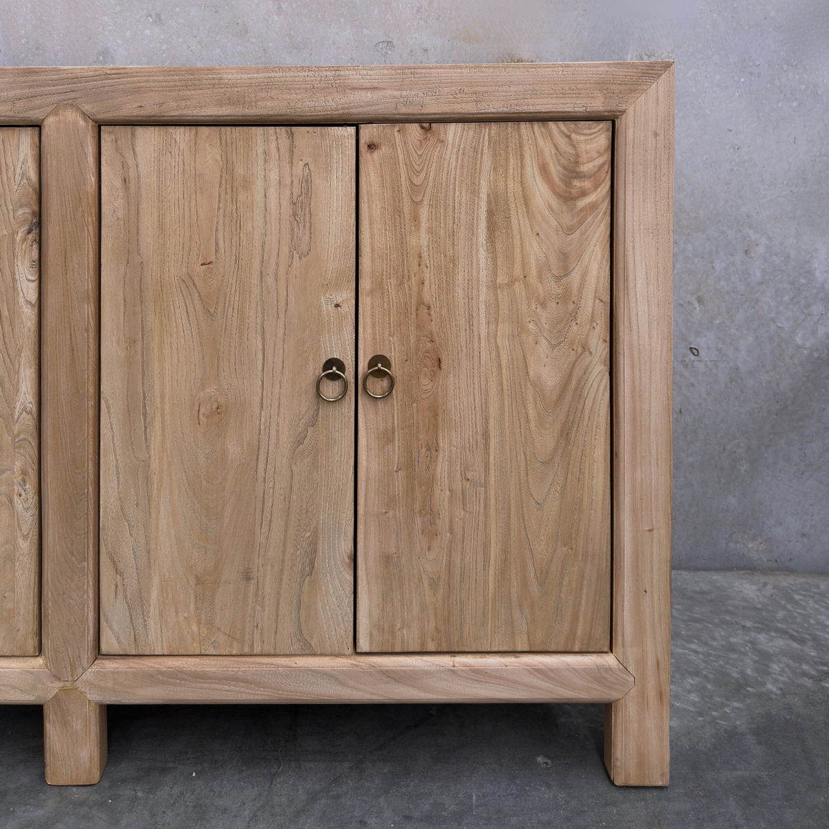 Linear 6 Door Cabinet Natural | 220 cm