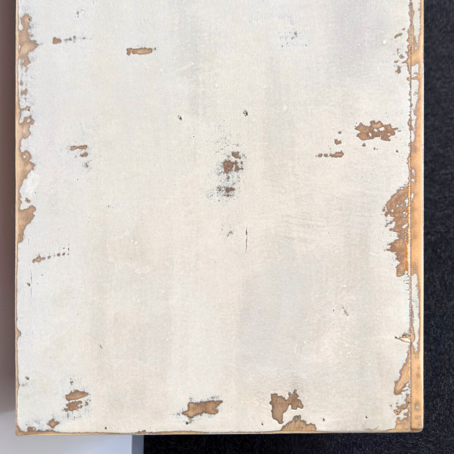 Distressed White 4 Door Cabinet | Painted | 171 cm