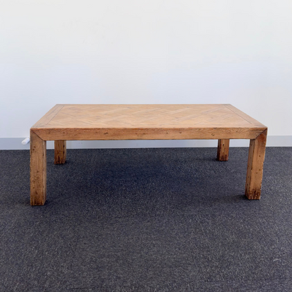 Parquetry Coffee Table | Rustic | 130 cm