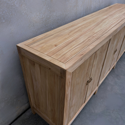 Linear 6 Door Cabinet Natural | 220 cm