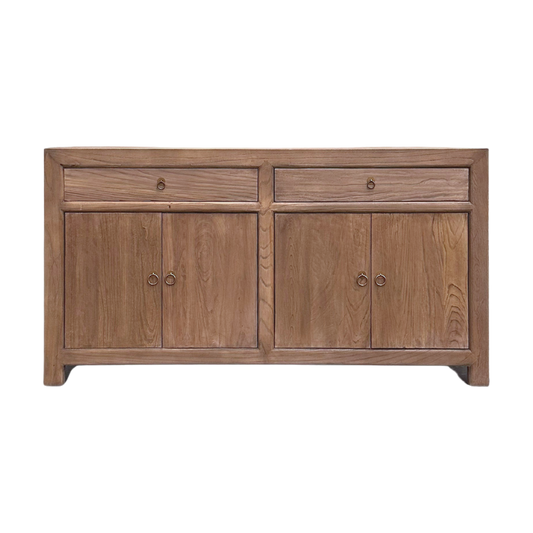 Linear 2 Drawer 4 Door Cabinet | Oat | 160 cm