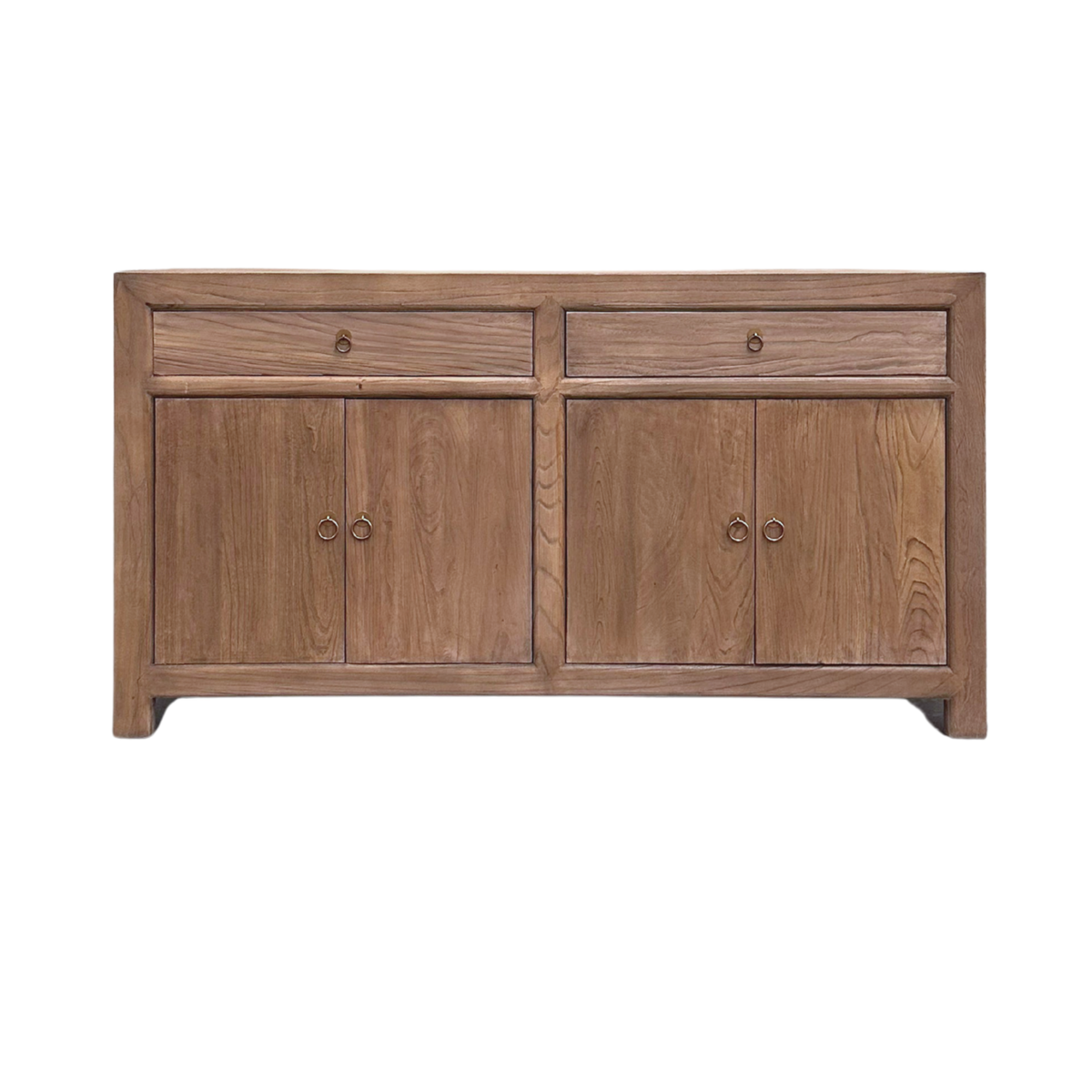 Linear 2 Drawer 4 Door Cabinet | Oat | 160 cm