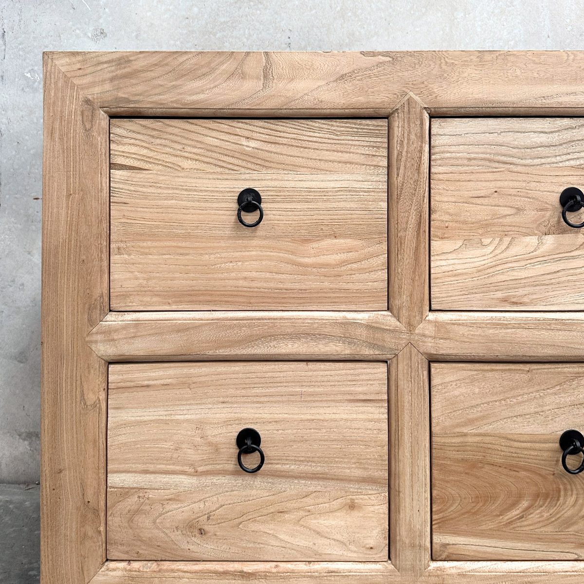 Linear 10 Drawer Cabinet | Natural | 210 cm