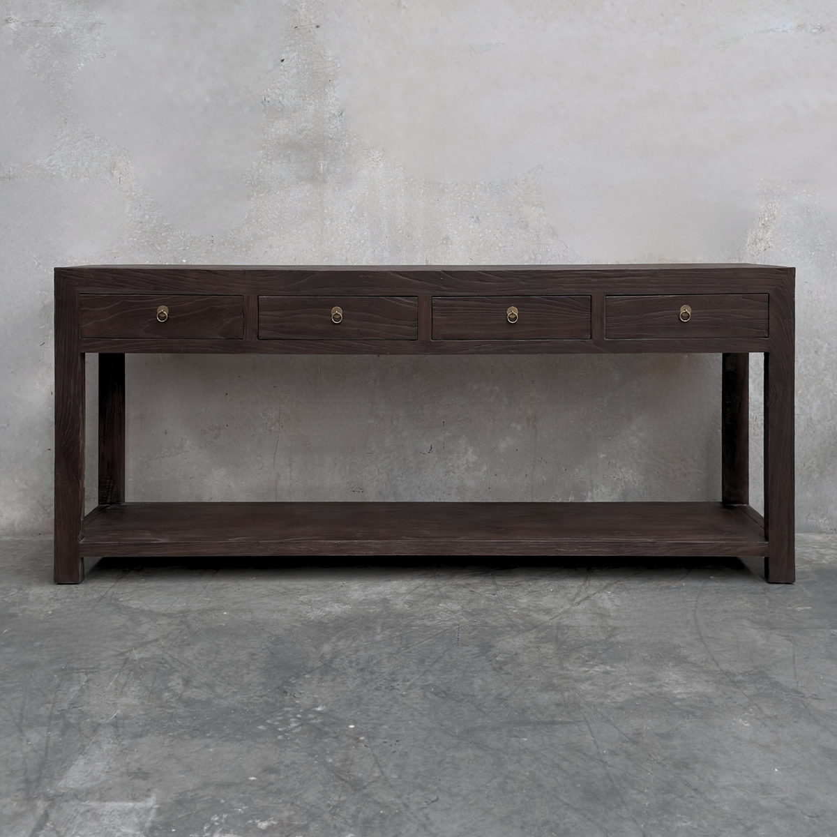 Linear 4 Drawer Console | Cacoa | 200 cm