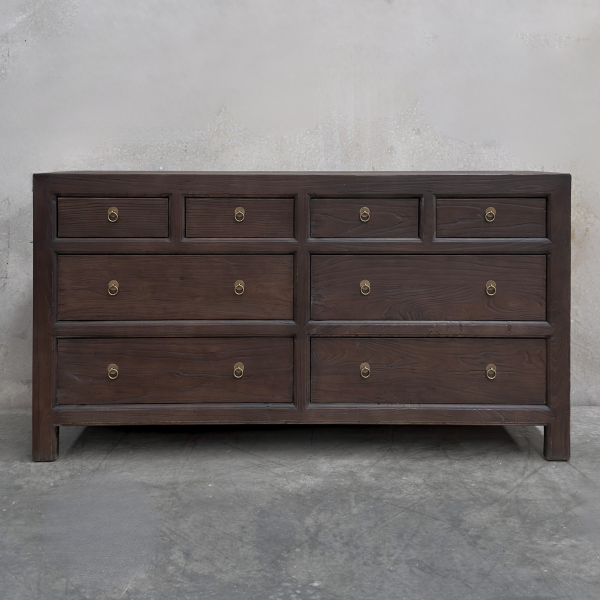 Linear 8 Drawer Chest Cabinet | Cacoa | 160 cm