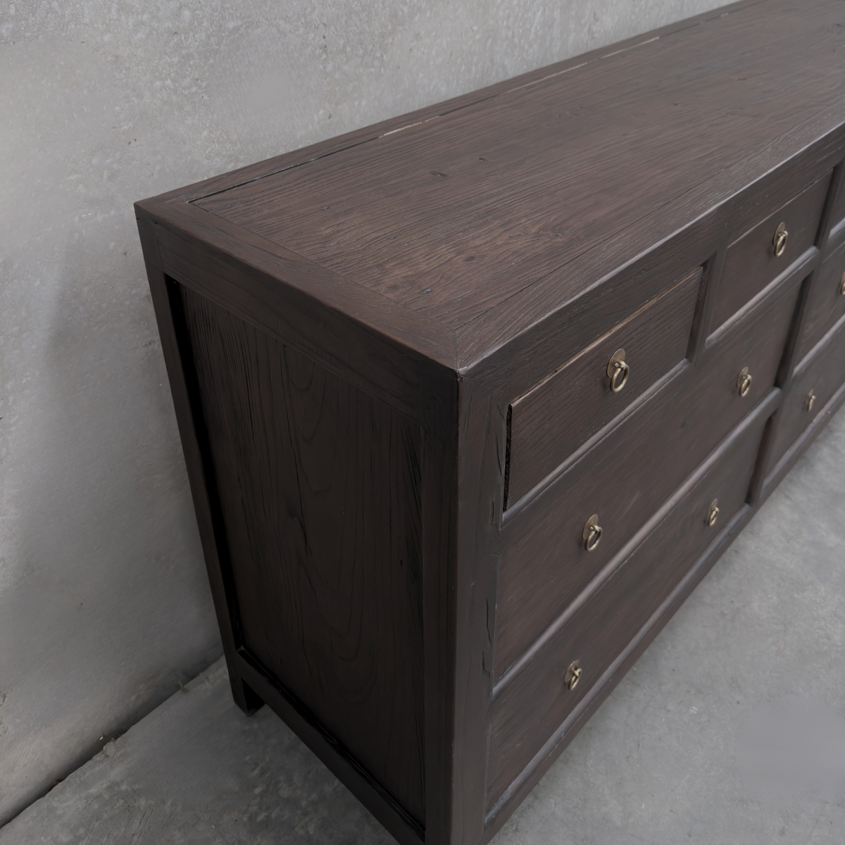 Linear 8 Drawer Chest Cabinet | Cacoa | 160 cm