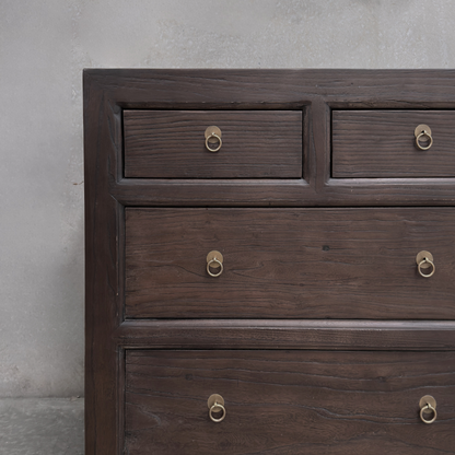 Linear 8 Drawer Chest Cabinet | Cacoa | 160 cm
