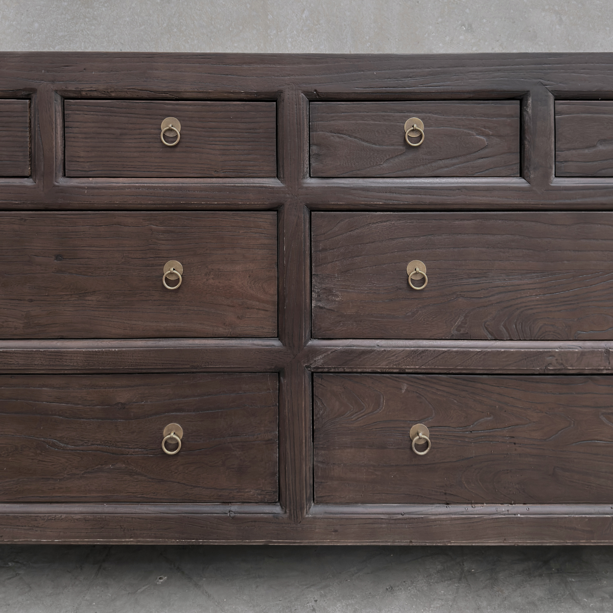 Linear 8 Drawer Chest Cabinet | Cacoa | 160 cm
