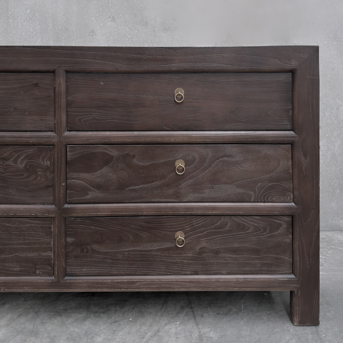 Linear 6 Drawer Cabinet | Cacoa | 160 cm