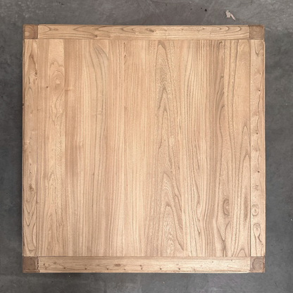 Square Open Coffee Table | Natural | 90 cm