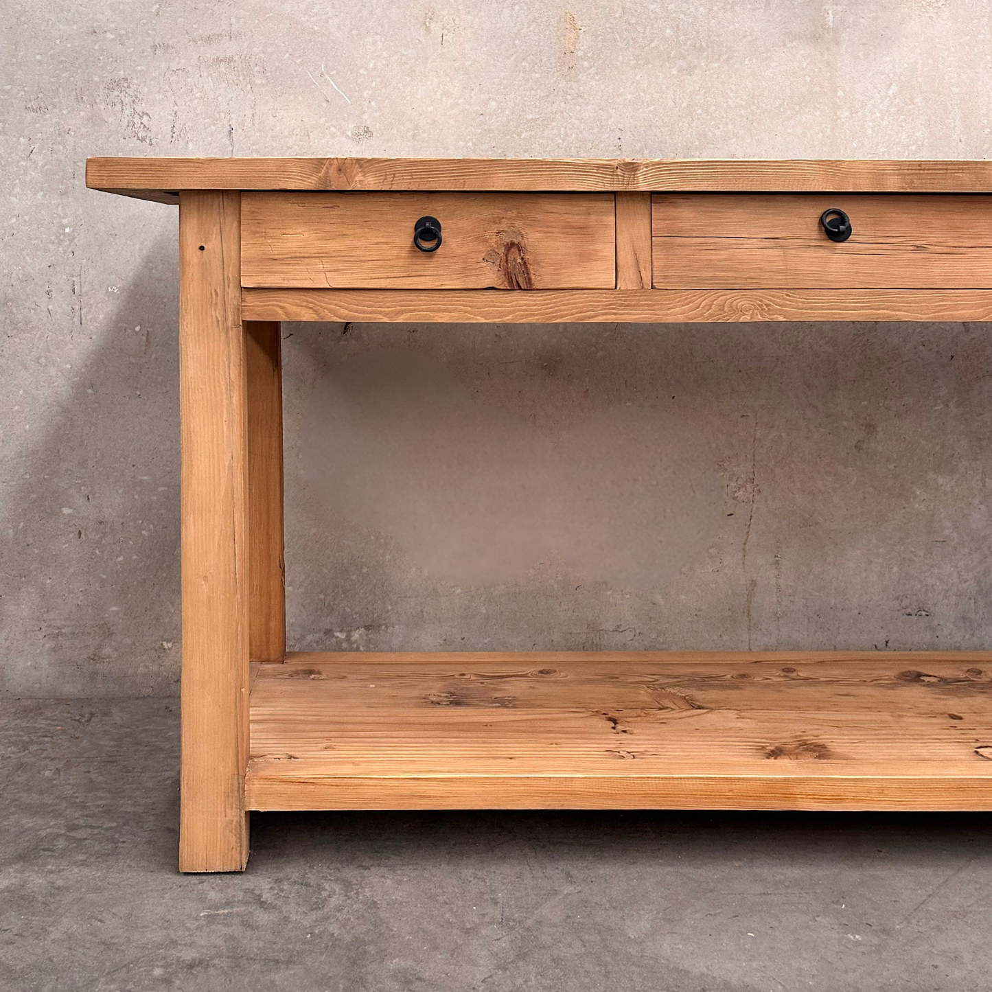 Heritage 3 Drawer Console | Rustic | 170 cm
