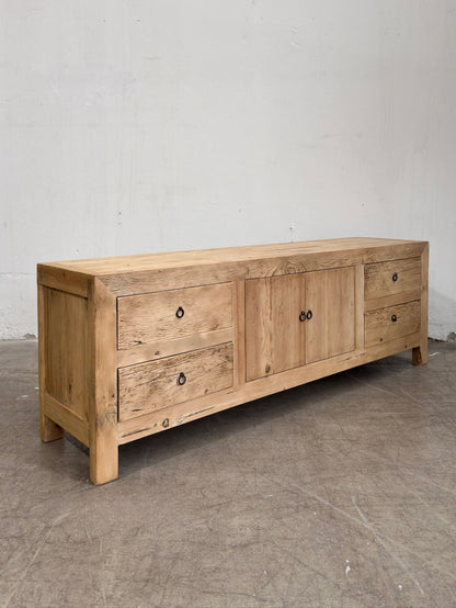 Reclaimed Low Elm TV Cabinet