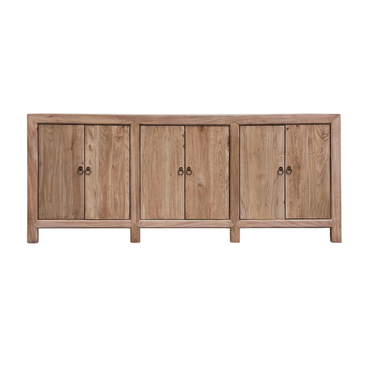 Linear 6 Door Cabinet Natural | 220 cm