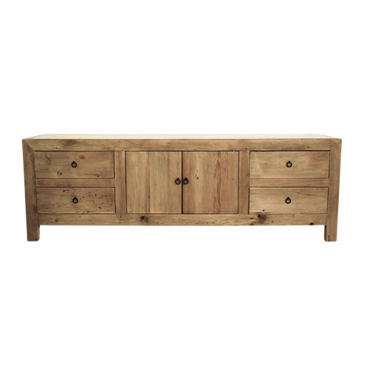 Reclaimed Low Elm TV Cabinet