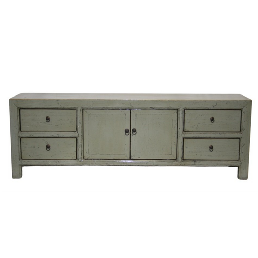 Lacquered Elm TV Cabinet - Sage