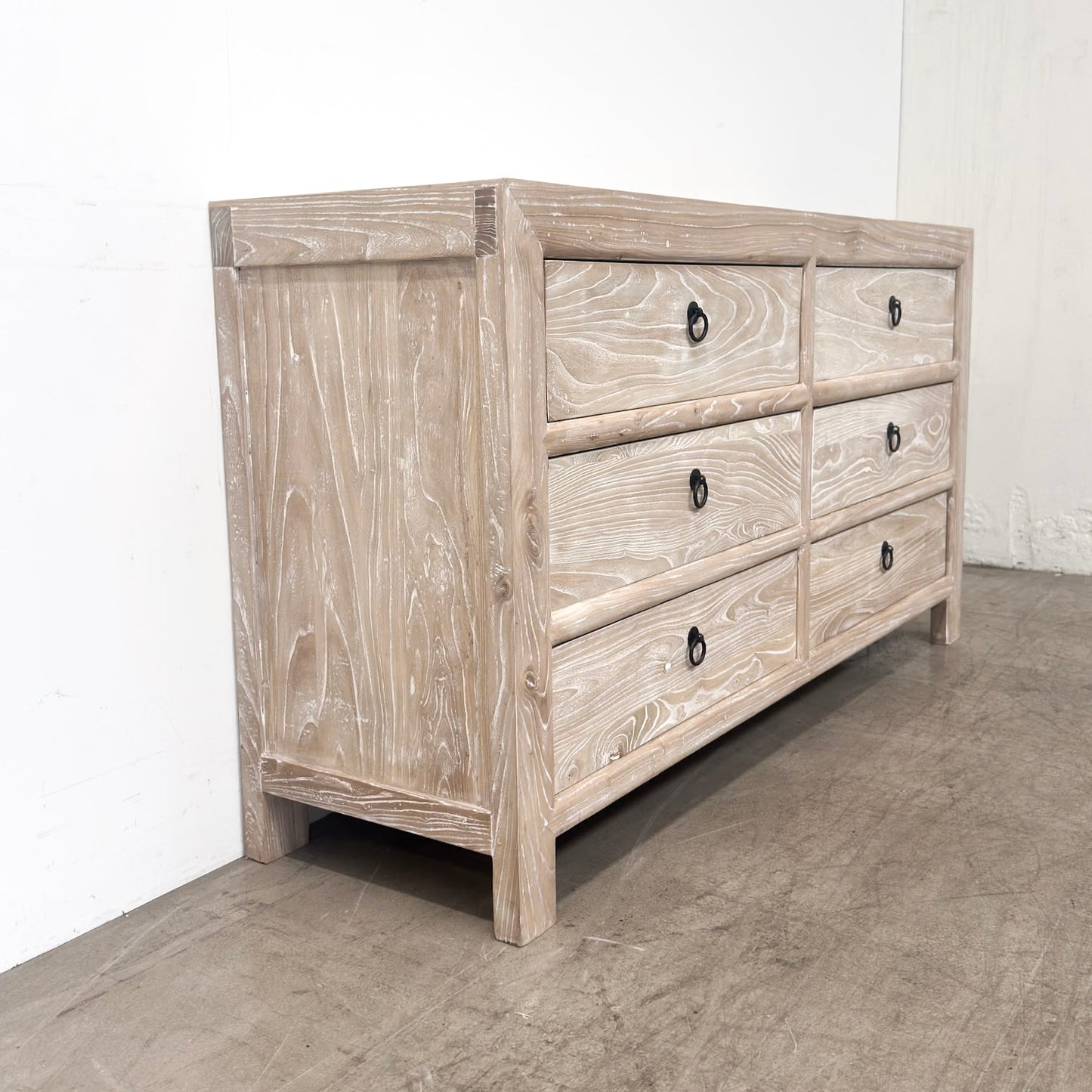 6 Drawer Cabinet - Whitewash