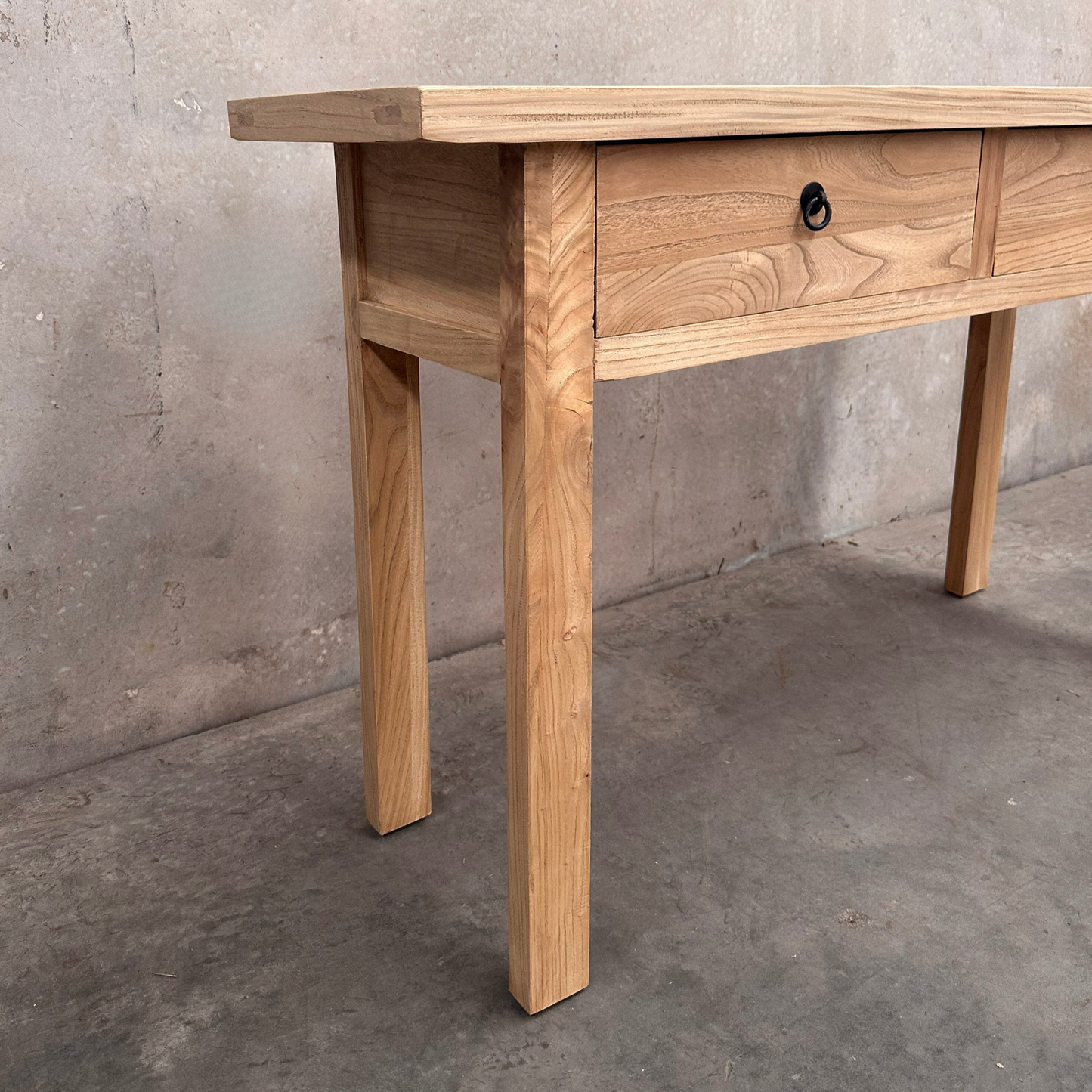 Heritage 2 Drawer Console | Natural | 140 cm