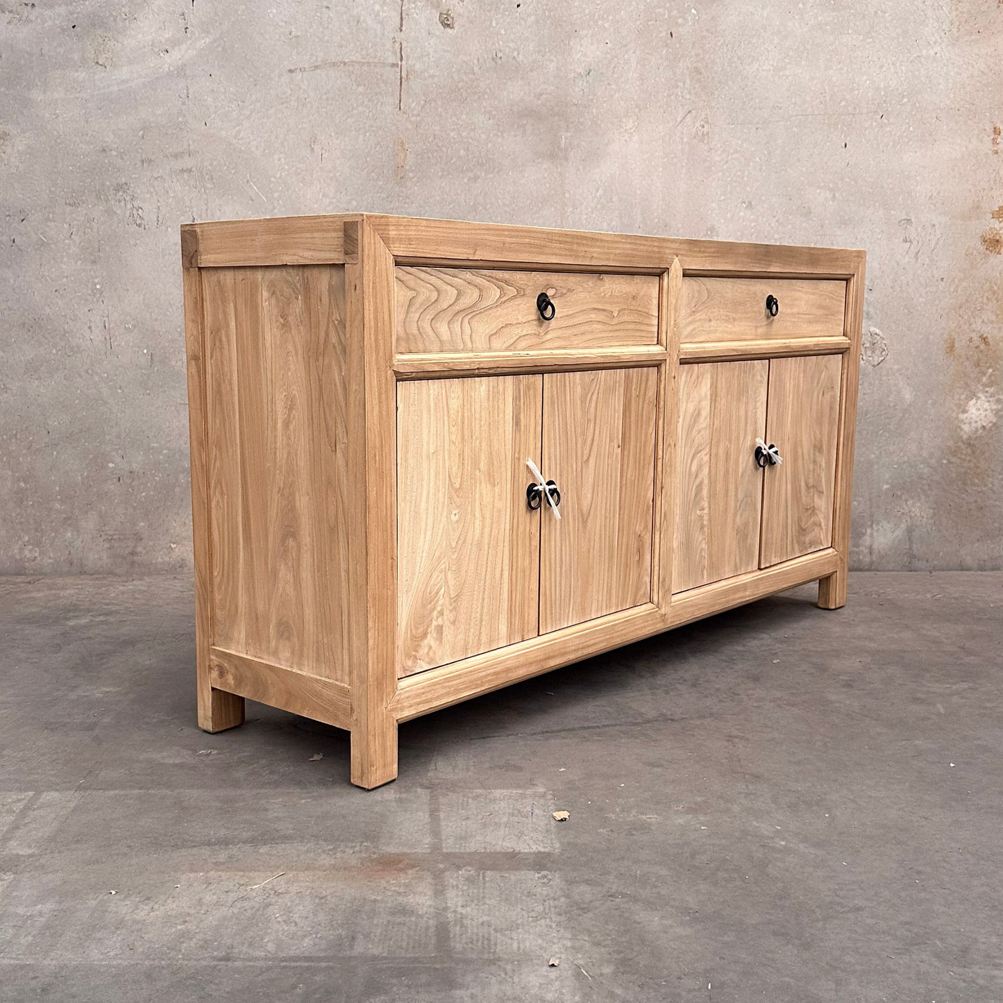 Linear 2 Drawer 4 Door Cabinet | Natural | 160 cm