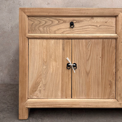 Linear 2 Drawer 4 Door Cabinet | Natural | 160 cm