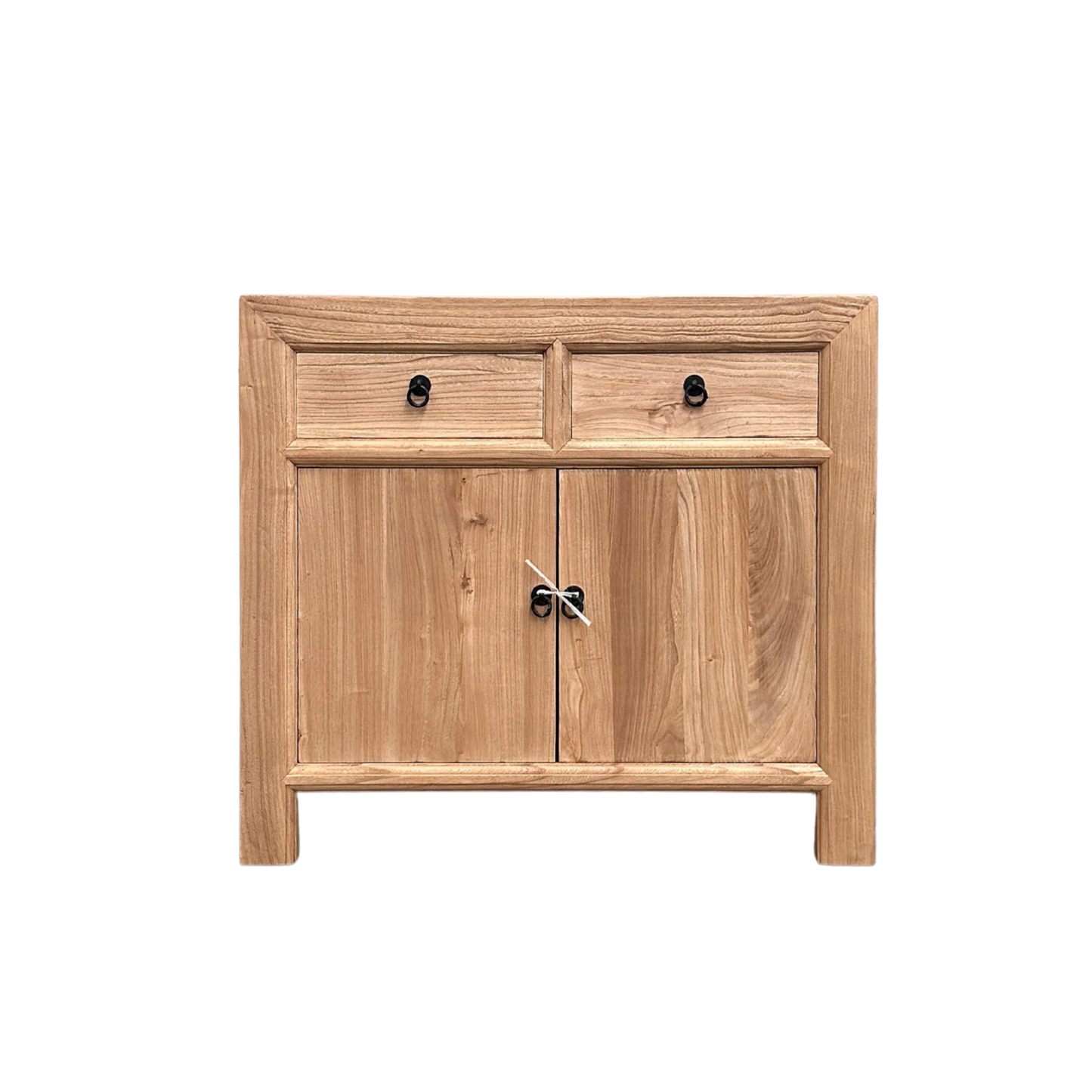 Linear 2 Drawer 2 Door Cabinet | Natural | 90 cm