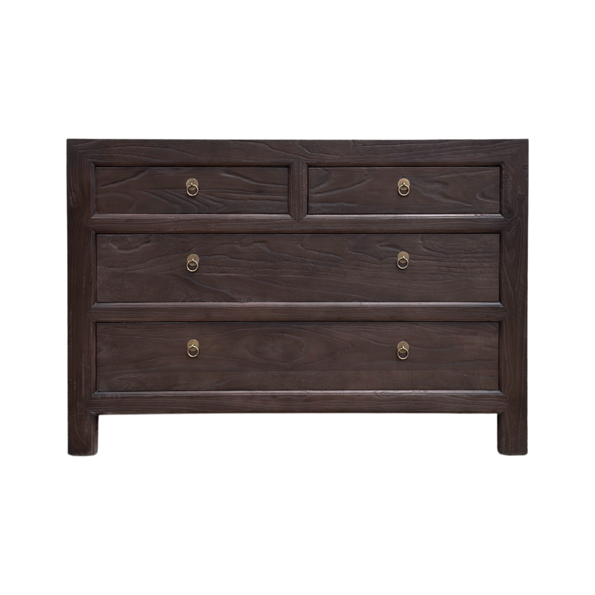 Linear 4 Drawer Chest Cabinet | Cacao | 116 cm