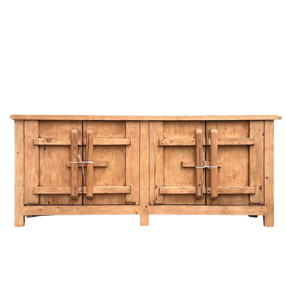 Latch 4 Door Cabinet | Rustic | 230 cm