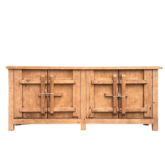 Latch 4 Door Cabinet | Rustic | 230 cm