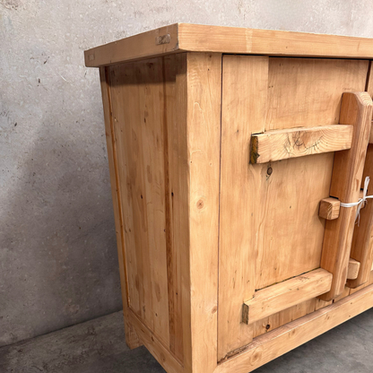 Latch 4 Door Cabinet | Rustic | 230 cm