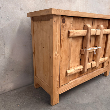 Latch 2 Door Cabinet | Rustic | 120 cm