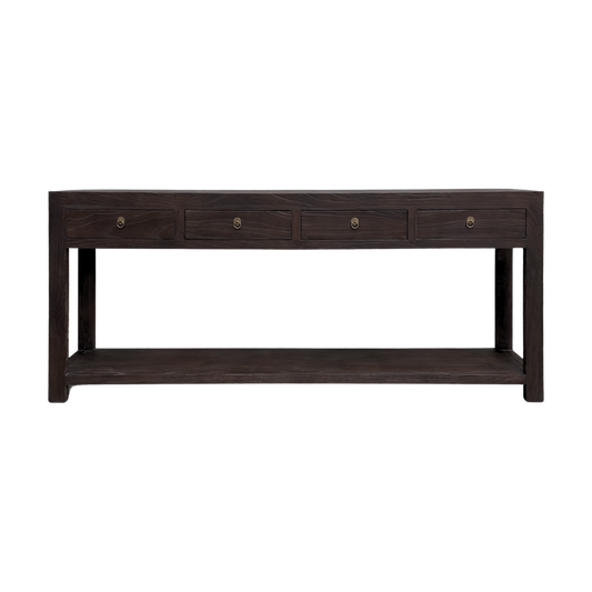 Linear 4 Drawer Console | Cacao | 200 cm