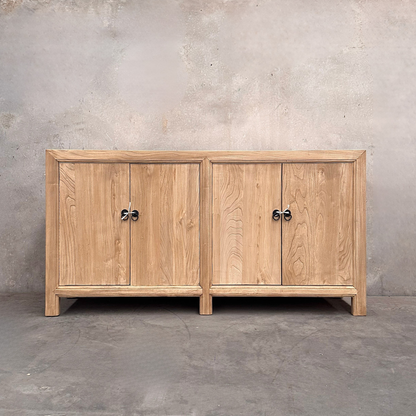 Linear 4 Door Cabinet | Natural | 175 cm